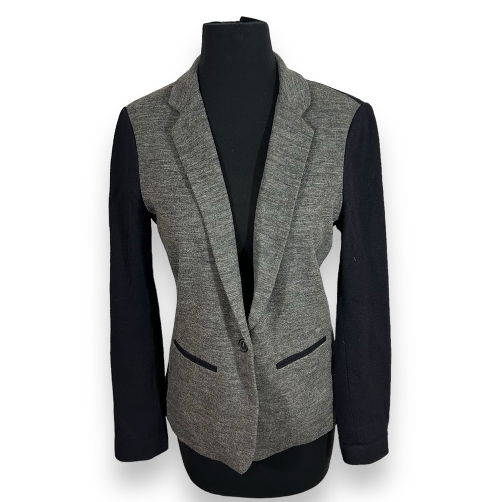 J Crew Wool Blend 2 Tone Blazer Jacket Women's 6